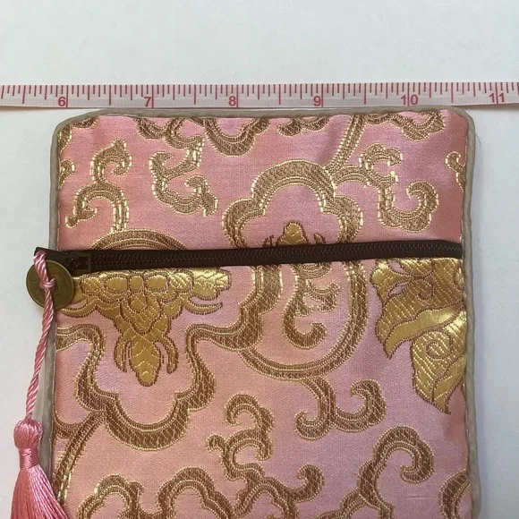 Pink Zipper Jewelry Pouch/Coin Purse - Picture 6 of 9